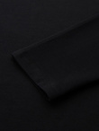 Men's SLIM FIT longsleeve with elastane and print - black V1 OM-LSBC-0124 