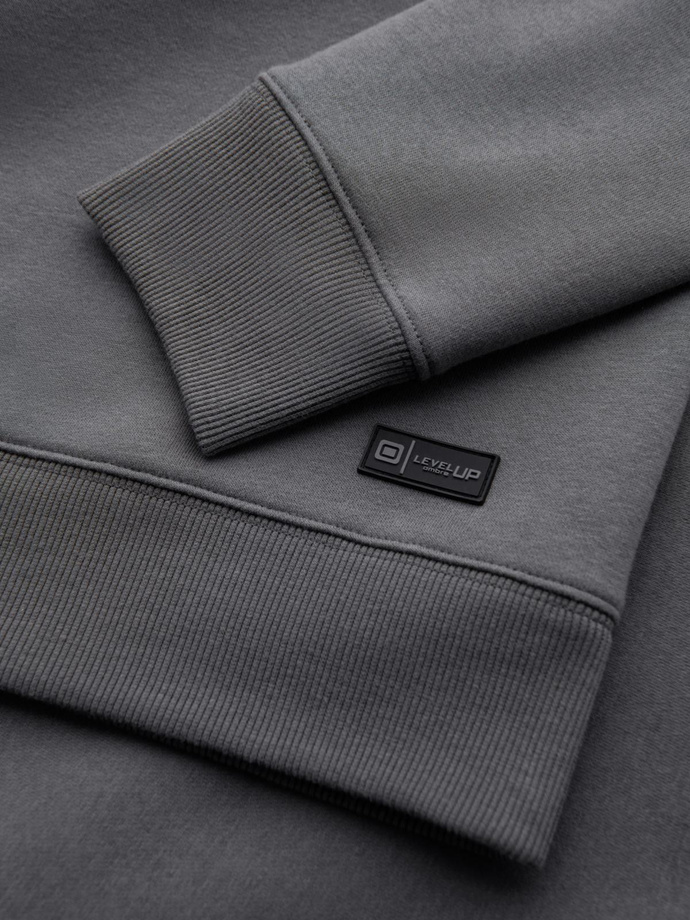 Unisex classic sweatshirt with round neckline - grey V18 OU-SNBC-0104