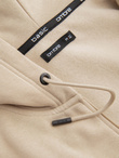Rozpinana męska bluza dresowa BASIC – beżowa V6 OM-SSBZ-0160