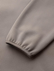 Men's lightweight jacket of combined materials with hood and decorative quilting - ash V3 OM-JANP-0160 