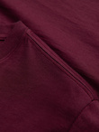 Men's cotton tricolor t-shirt - maroon and black V5 OM-TSCT-0174
