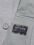 Men's mid-season coat - grey C536
