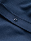 Men's cotton single jersey knit REGULAR shirt - blue V1 OM-SHCS-0138