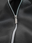 Men's plain zip sweater - graphite V2 OM-SWZS-0146