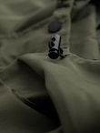 Men's functional transitional jacket with hood - olive V2 OM-JANP-0225