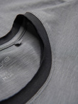 Men's T-shirt with raw finish - gray V1 OM-TSCT-22SS-004