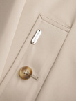 Men's insulated coat with hood and concealed zipper - black V1 OM-COWC-0110
