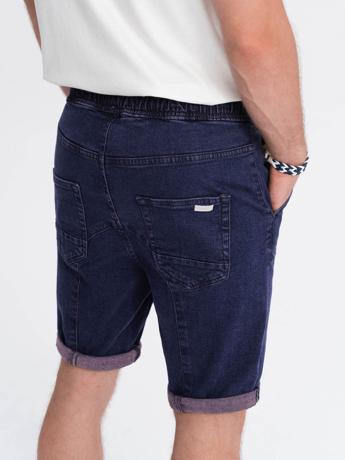 Men's denim shorts - violet W361
