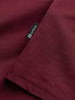 Men's unprinted longsleeve with a crew neckline - maroon V8 OM-LSBL-0108