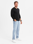 Men's V-NECK longsleeve set - mix 2-pack V4 Z41