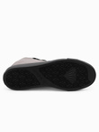 Men's shoes sneakers in combined materials - graphite V8 OM-FOTH-0143