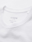 Men's BASIC classic cotton T-shirt - white V4 OM-TSBS-0236