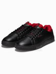 Półbuty męskie sneakersy - czarne V1 T333
