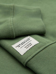 Męska bluza dresowa BASIC z okrągłym dekoltem - zielona V3 OM-SSBN-0175