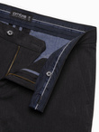 Elegant men's SLIM FIT chino pants - graphite V2 OM-PACP-0191