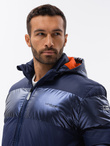 Men's winter jacket - dark blue C546