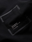Men's cotton t-shirt with pocket print - black V1 OM-TSPT-0154