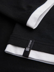 Men's SLIM FIT T-shirt with round neckline and logo - white V1 OM-TSCT-0220