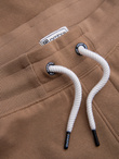 Men's jogger sweatpants - brown V2 OM-PABS-0173