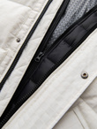Outdoor long men's parka jacket - white V1 OM-JALJ-0201