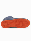 Men's insulated sneakers ankle boots - navy blue V3 OM-FOSH-0123