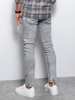 Spodnie męskie jeansowe SKINNY FIT - szare V1 P1062