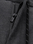 Men's knitted pants with elastic waistband - dark grey V2 OM-PACP-0116
