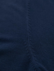 Elegant men's sweater with a v-neck - navy blue V22 OM-SWBS-0107