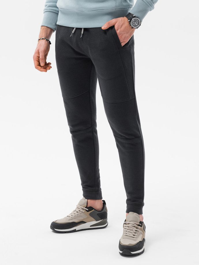 Komplet męski dresowy bluza + spodnie - czarny V1 Z49