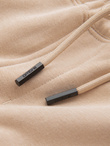 Men's BASIC cotton jogger sweatpants - beige V6 OM-PABS-0174