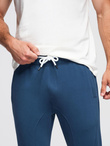 Men's jogger sweatpants - navy blue V4 OM-PABS-0173