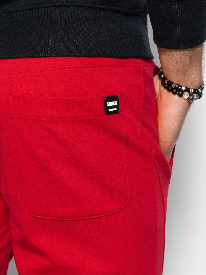 Men's sweatpants - red P952