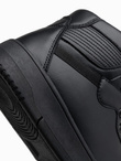Męskie buty sneakersy z wysoką cholewką – czarne V6 OM-FOSH-0139