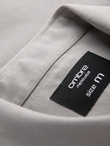 Men's REGULAR FIT shirt with pocket - gray V1 OM-SHCS-0148