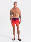 Men's swimming trunks ombre effect - orange V17 OM-SRBS-0125