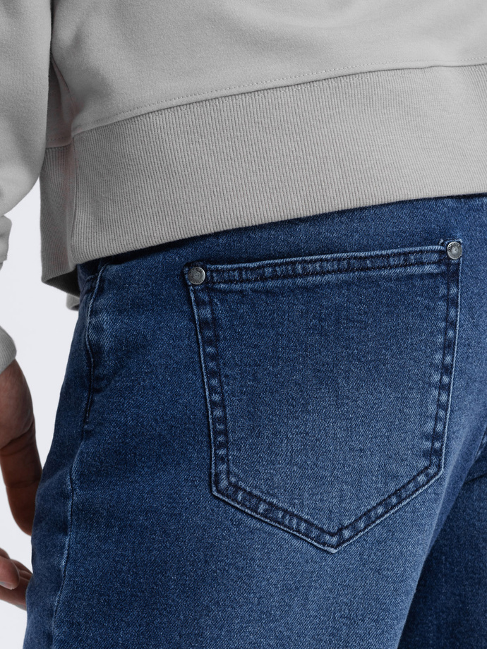 Men's denim pants SLIM FIT - blue V3 OM-PADP-0110