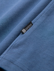 Ombre Streetstyle men's cotton pocket print t-shirt - indigo V9 OM-TSCT-0108