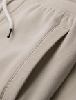 Men's jogger sweatpants - light beige V1 OM-PABS-0173