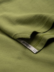 Men's BASIC single color pique knit polo shirt - olive V21 OM-POBS-0100