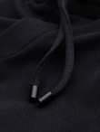 Men's knit shorts with elastic waistband - black V2 OM-SRCS-0107