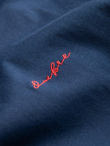 Men's cotton single jersey knit REGULAR shirt - blue V1 OM-SHCS-0138