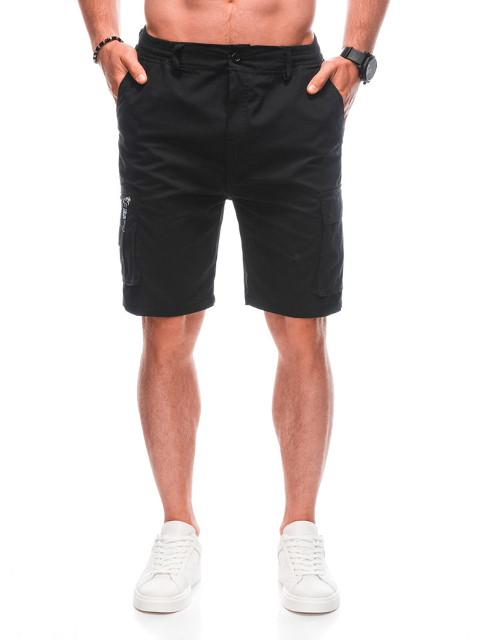 Men's cargo shorts W495 - black