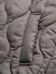 Men's insulated coat with hood and concealed zipper - black V1 OM-COWC-0110