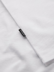 BASIC men's classic cotton T-shirt with a crew neckline - white V4 OM-TSBS-0237