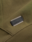 BASIC men's cotton kangaroo hooded sweatshirt - olive V2 OM-SSBN-0161
