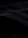 Men's knitted shorts with drawstring and pockets - black V5 OM-SRBS-0139
