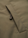 Klasyczna męska długa kurtka typu parka – oliwkowa V3 OM-JAPJ-0313