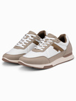 Men's mesh sneaker shoes - sand V1 OM-FOSL-0153