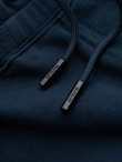  Men's pre-knee BASIC sweat shorts - navy blue V1 OM-SRBS-0149 