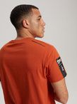 T-shirt męski z nadrukiem DKR D 0623 S1826 - pomarańczowy